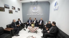 حضور جمعی از مدیران گروه سرمایه گذاری تجاری شستان در غرفه فولاد امیركبیر كاشان در نمایشگاه بین‌المللی فولاد ۱۴۰۵